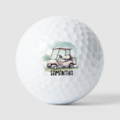 Verjaardag golfer grappig 70e voor haar golfballen (Voorkant)