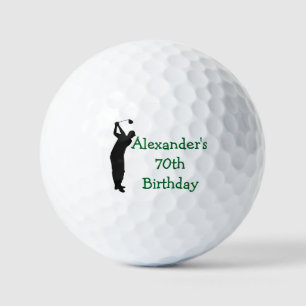 Verjaardag Golfer Grappig 70ste gelukkige Vader Go Golfballen