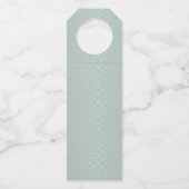 Verjaardag Gouden Persoonlijke Fles Hanger Tags (Achterkant)
