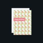 Verjaardag Gradiënt Mango Tropisch Fruit Kaart<br><div class="desc">Winkel Cute,  Bold en Verse Wenskaarten Ontworpen door Dream Big Digital Design</div>