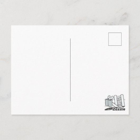 Verjaardag graffiti briefkaart (Achterkant)