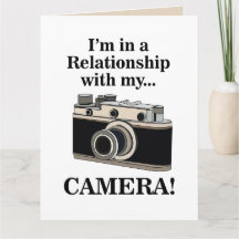 Verjaardag Grappige Fotograaf met Vintage Camera