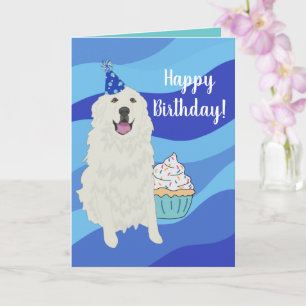 Verjaardag Great Pyrenees Berghond Kaart