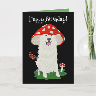 Verjaardag Great Pyrenees Berghond Kaart