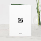 Verjaardag groene rups staren naar een vlinder kaart (Achterkant)