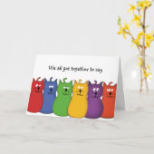 Verjaardag Groep Snel Beterschap Gefeliciteerd Vee Kaart (Gele Bloem)