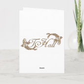 Verjaardag Groeten benen rood Kaart (Achterkant)