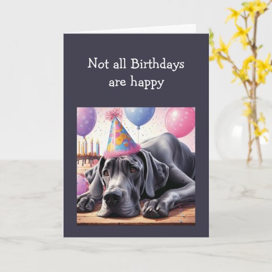 Verjaardag Groeten voor Tough Sad Moeilijke Tijden Kaart (Gele Bloem)