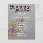 Verjaardag - Grote kaart (Voorkant)