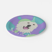  verjaardag Grote Pyreneeën Papieren Bordje (Gekanteld)