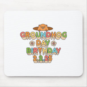 Verjaardag Groundhog Day Jongen Meisje Mannen Vrou Muismat