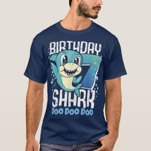Verjaardag Haai 7e verjaardag jongen haai 7 jaar S T-shirt