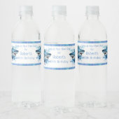 Verjaardag haai, haaienaanval, waterfles etiket (Flessen)