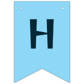 Verjaardag haaien vlaggetjes (Tweede vlag)