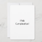 verjaardag hagedis kaart (Achterkant)