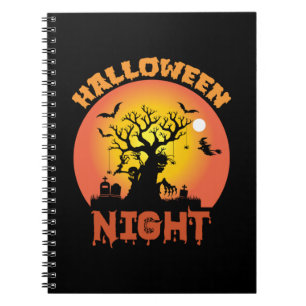 Verjaardag Halloween Nacht Notitieboek