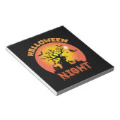Verjaardag Halloween Night Notitieblok (Schuin)