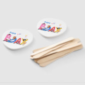 Verjaardag Hand Fan met Happy Beer Party Handwaaier (Niet-gemonteerd)