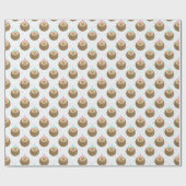 Verjaardag Hedgie Patroon Cadeaupapier (Vlak)