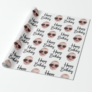 Verjaardag hem haar Grappige Kerstmis Aangepaste g Cadeaupapier