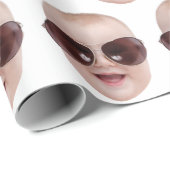 Verjaardag hem haar Grappige Kerstmis Aangepaste g Cadeaupapier (Rol Hoek)