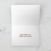 Verjaardag Hereford Koe met zonnebril Kaart (Binnen)