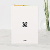 Verjaardag Herfst Bloemen Boeket en Appels Kaart (Achterkant)