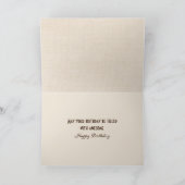 Verjaardag Herfst Fawn In Een Pompoen Patch Kaart (Binnen)