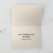 Verjaardag Herfst Fawn In Een Pompoen Patch Kaart (Binnen)