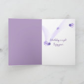 Verjaardag Herfst Mum Boeket Kaart (Binnen)