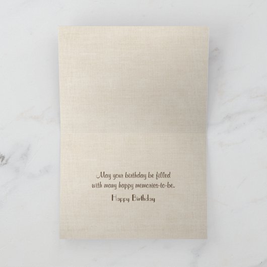 Verjaardag Herfst Overdekte Brug Kaart (Binnen)