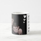 Verjaardag Herinnering Geboortedatum Fotosjabloon Koffiemok (Center)