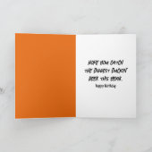 Verjaardag Herten Jager Met Geweer Kaart (Binnen)