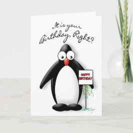 VERJAARDAG - HET COLLECTIE VAN DE PINGUÏN KAART