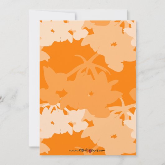 Verjaardag Het Is Een Feestje Oranje Monarch Vlind Kaart (Achterkant)