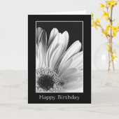 Verjaardag - het Wenskaart van Gerber Daisy Kaart (Gele Bloem)