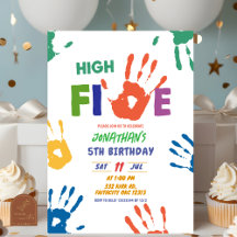 Verjaardag High Five Jongen