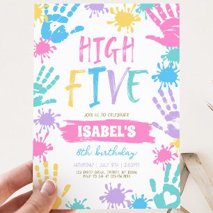 Verjaardag High Five Kaart