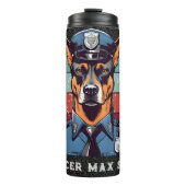 Verjaardag Hond Cadeaus voor Politieagenten Papa M Thermosbeker (Voorkant)