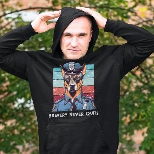 Verjaardag Hond Cadeaus voor Politieagenten Papa O Hoodie