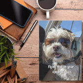 Verjaardag Hond Piloot Aviator Zonnebril Vliegtuig Kaart