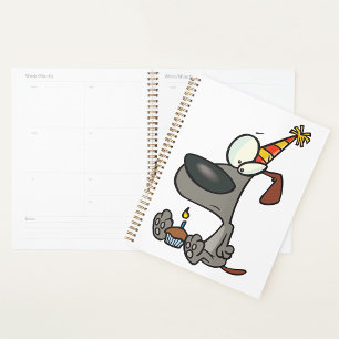 Verjaardag Hond Spiral Planner