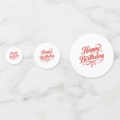 Verjaardag Hond Tafelconfetti Confetti (Achterkanten)
