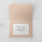 Verjaardag Hot Chocolade Door Winter Venster Kaart (Binnen)