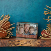 Verjaardag houten aangepaste foto vaders dag fotoplaat (Zijkant)