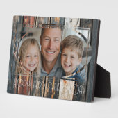 Verjaardag Houten Custom Photo Vaders Day1 Fotoplaat (Zijkant)