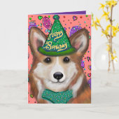 VERJAARDAG HUISDIEREN KAART (Gele Bloem)