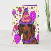 VERJAARDAG HUISDIEREN KAART (Voorkant)