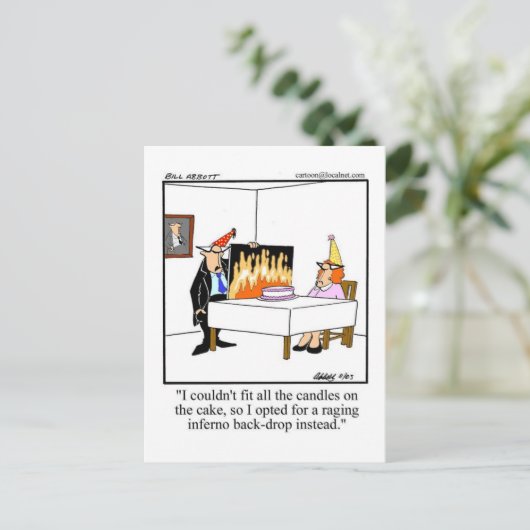 Verjaardag Humor Ansichtkaart "Spectickles" Briefkaart (Staand voorkant)