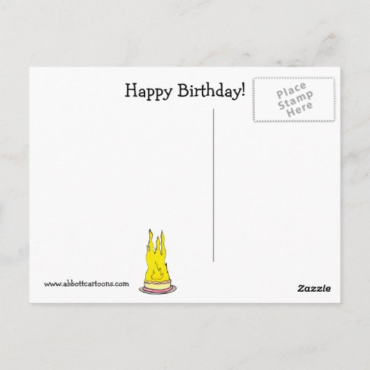 Verjaardag Humor Ansichtkaart "Spectickles" Briefkaart (Achterkant)